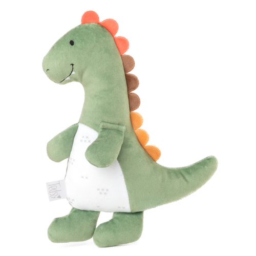 Amek plišana igračka i zvečka Dinosaur Trexy 20 cm - Green slika 1