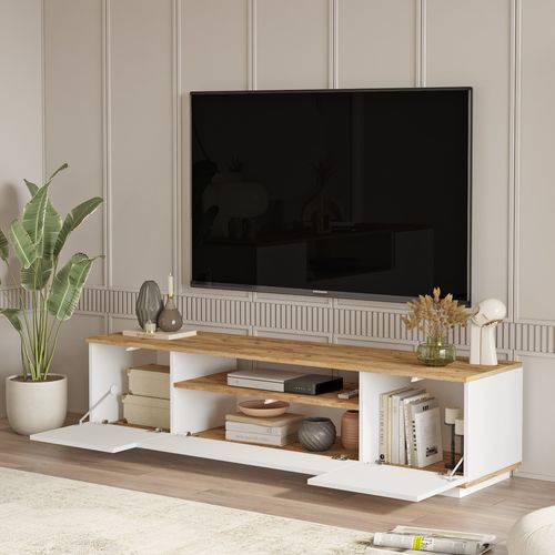 FR7 - AW Atlantic Pine
White TV Stand slika 9