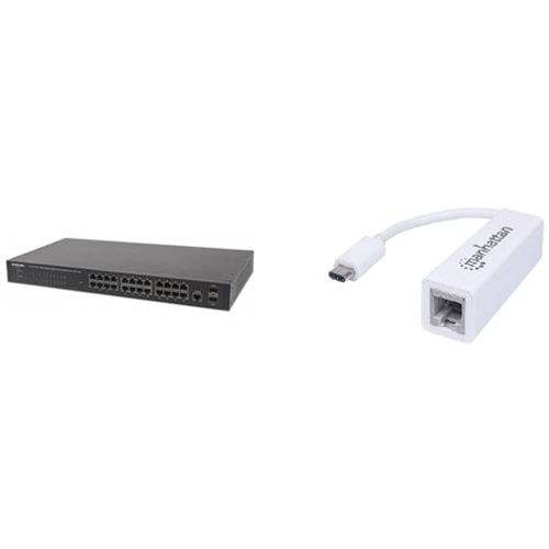Intellinet Switch 24-PORT Gb Ethernet POE 240W +0001045231 slika 1
