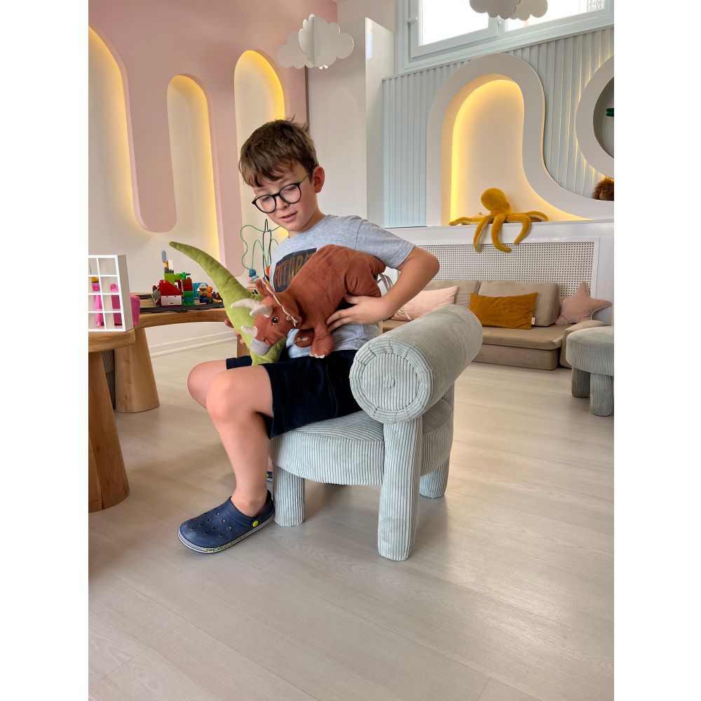 Dino - Plava Plava Wing Chair slika 4