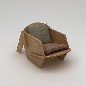 Stolica Bird - prirodno drvo
