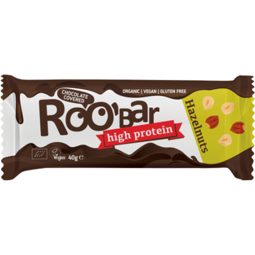 ROOBAR Bar Čokolada & Lješnjak Protein 40G slika 1