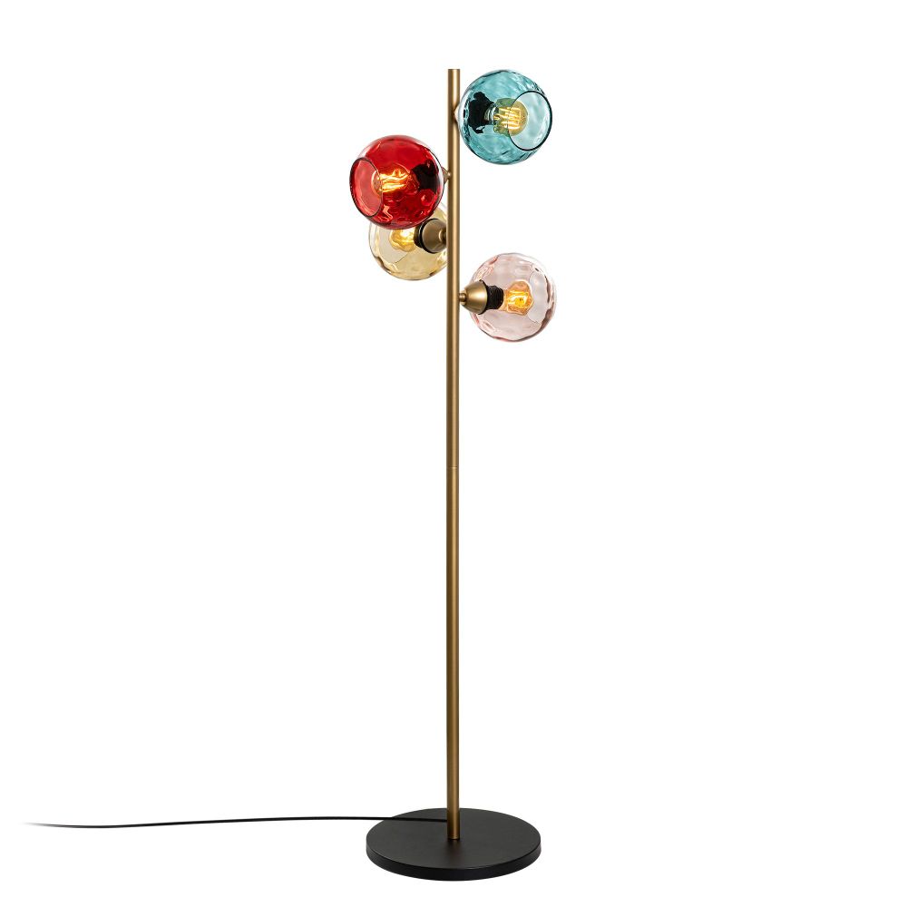 Podna Lampa Benek 15-14546 - Višebojna Zlatna slika 5