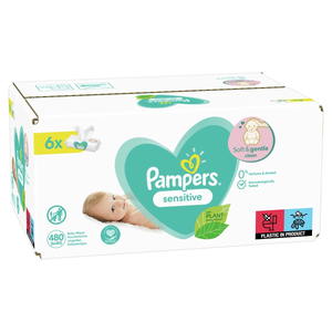 Pampers vlažne maramice Sensitive 6x80 kom