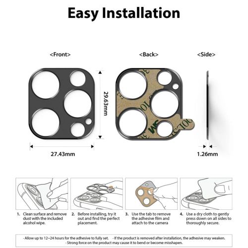 Ringke – Camera Styling za iPhone 12 Pro Max – plava slika 4