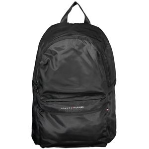 TOMMY HILFIGER MAN BLACK BACKPACK