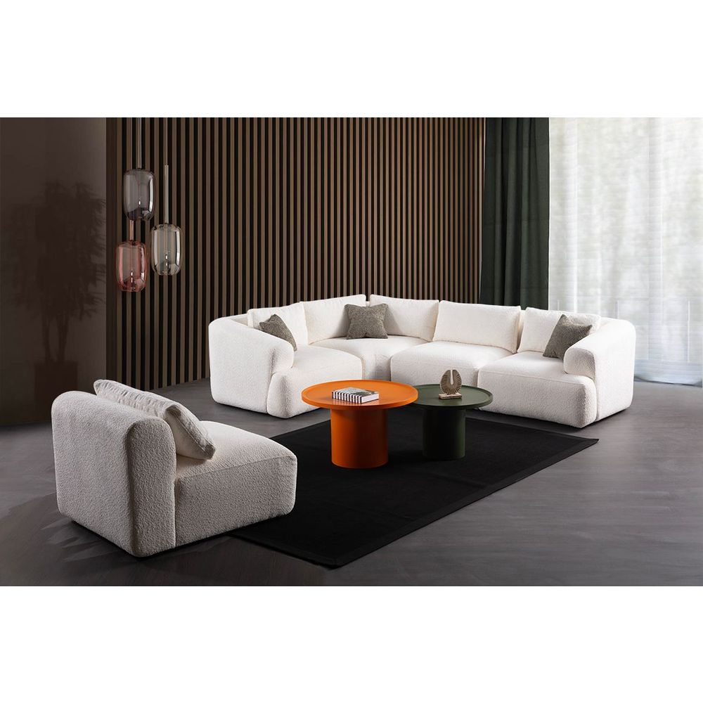 Ugaona Sofa Sofia (L1 + C + O1 + 1R) - bijela slika 2