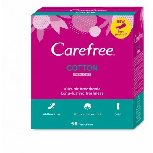 Carefree Cotton Fresh dnevni uložak 56 komada slika 1