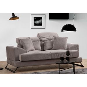 Atelier Del Sofa Dvosjed, Svijetlo siva, Frido - Light Grey