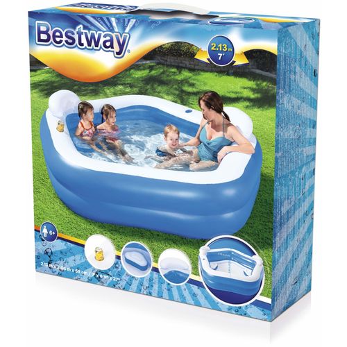 Bestway porodični bazen family fun 213x206x69 cm slika 5