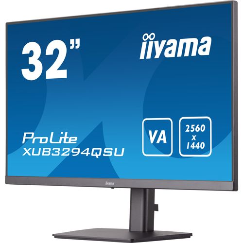 IIYAMA Monitor LED XUB3294QSU-B1 VA 31.5" 2560 x 1440 @75Hz 16:9 250 cd/m² 3000:1 HDMI DP 2xUSB height, swivel, tilt slika 5