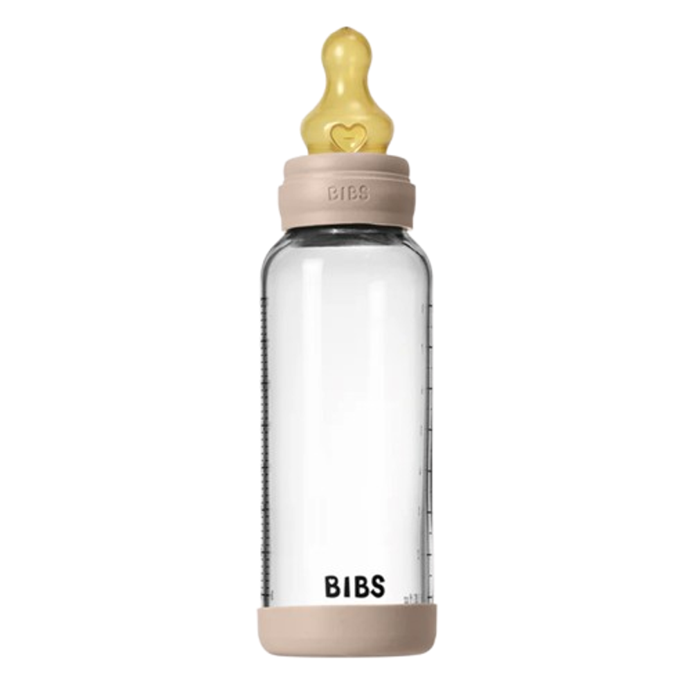Bibs Staklena flašica za bebe Latex 240ml, Medium Blush slika 1
