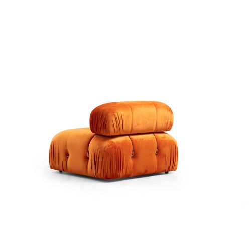 Atelier Del Sofa Kutna garnitura, naranča, Bubble Corner ( L1-O1-1R -Puf) - Orange slika 4