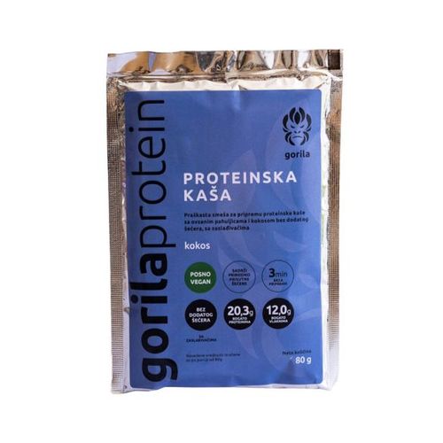 Gorila Proteinska kaša sa kokosom 80g slika 1