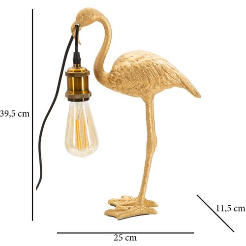 Mauro Ferretti Stolna svjetljka flamingo cm 13x11,5x39,5 slika 9