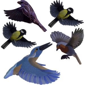 Gardigo Stickers Native Birds naljepnica za prozor - slika ptica Vrsta funkcije odvraćanje  1 St.