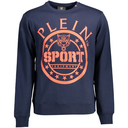 PLEIN SPORT SWEATSHIRT WITHOUT ZIP MAN BLUE slika 1