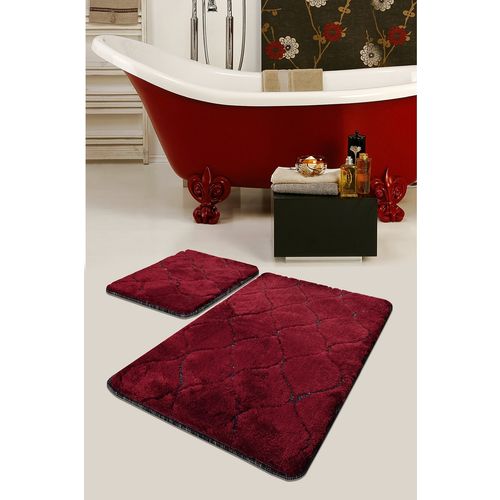 Infinity - Cherry Cherry Acrylic Bathmat Set (2 Pieces) slika 1