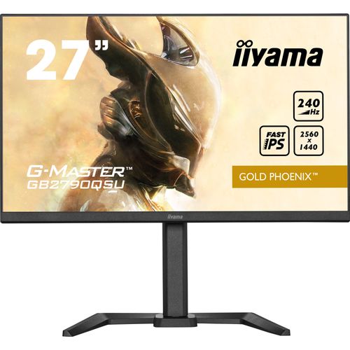 IIYAMA Monitor LED GB2790QSU-B5 GAMING 27inch 240Hz Fast IPS, matte finish 2560 x 1440 @240Hz 400cd 1ms HDMI DP USB Full ERGO slika 9