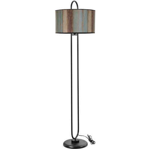 Elips Lambader Siyah Ayak Renkli Abajurlu Multicolor Floor Lamp slika 2