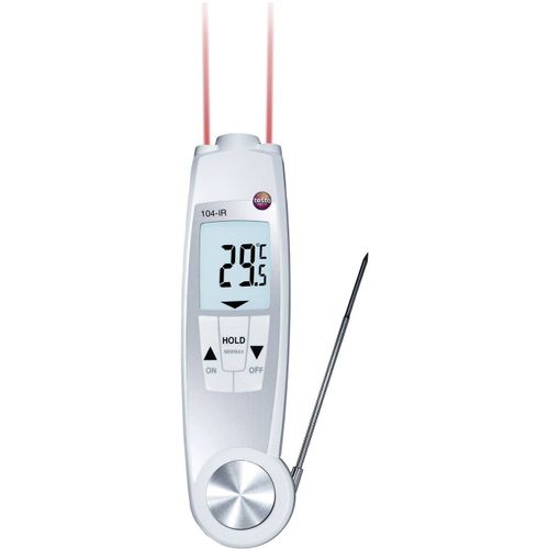 testo 104-IR ubodni termometar (HACCP)  Mjerno područje temperature -50 do 250 °C Tip tipala NTC HACCP usklađen, beskontaktno ic mjerenje slika 7