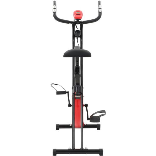 Magnetski bicikl za vježbanje s mjerenjem pulsa crno crveni slika 37