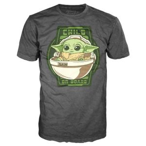 Star Wars Mandalorian Yoda The Child On Board t-shirt - vel. S