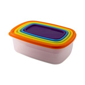 Lamart LT6030 Set plastičnih posuda 6 kom RAINBOW