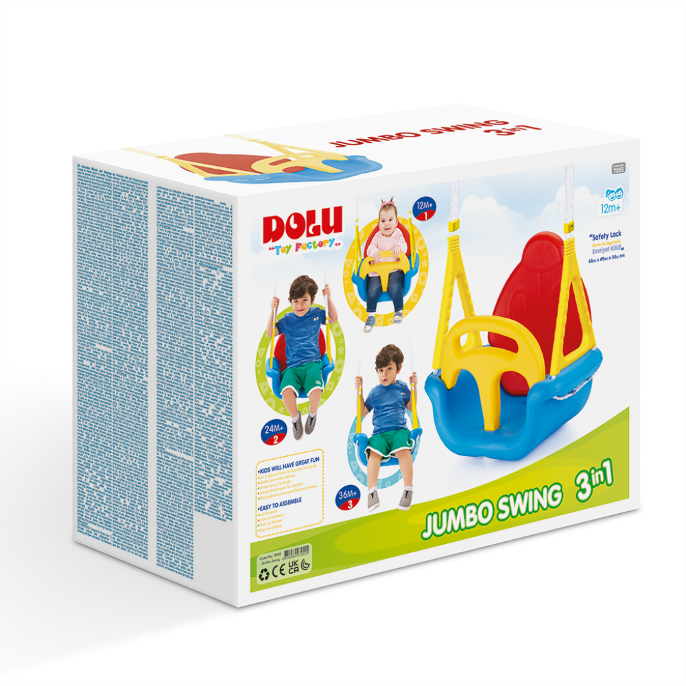 Dolu 7055 Ljuljačka za djecu Jumbo Swing 3in1 slika 3