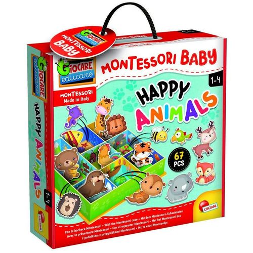Lisciani Edukativna igra Montessori Baby Happy Animals - Vesele životinje slika 1
