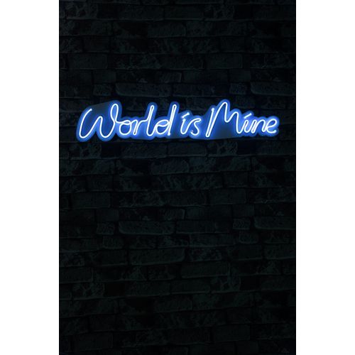 Wallity Ukrasna plastična LED rasvjeta, World is Mine - Blue slika 2