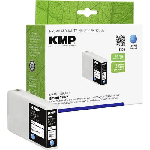 KMP tinta zamijenjen Epson T7022 kompatibilan  cijan E134 1620,4003 slika 3