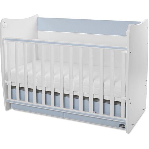 LORELLI MATRIX Modularni krevetić 4in1 s Mehanizmom Ljuljanja White/Baby Blue 120x60 cm slika 3