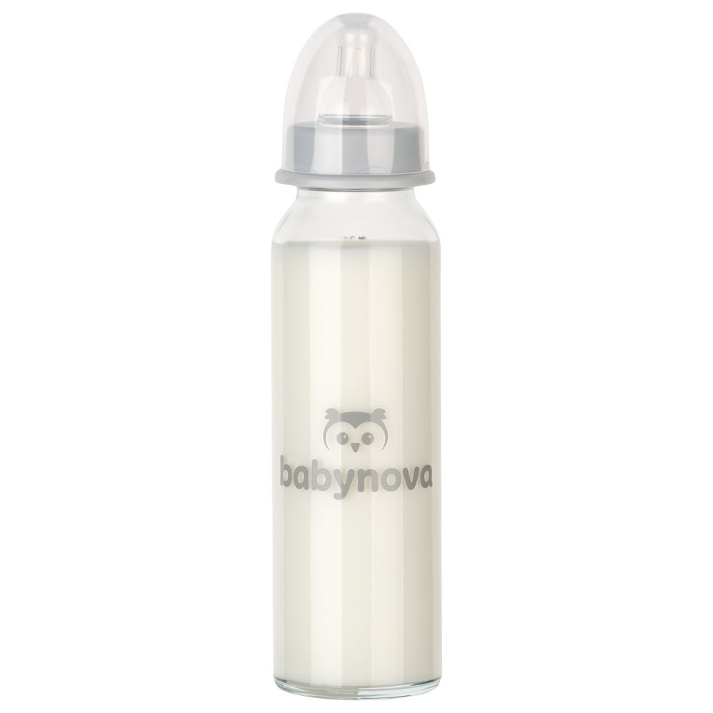 BABY NOVA Staklena flašica za bebu 0m+ 240ml slika 1