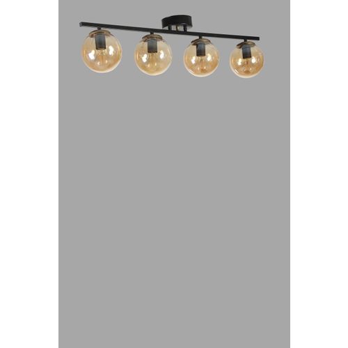 Yeni Can 4 Lü Siyah Bal Camlı Avize Black
Amber Chandelier slika 5