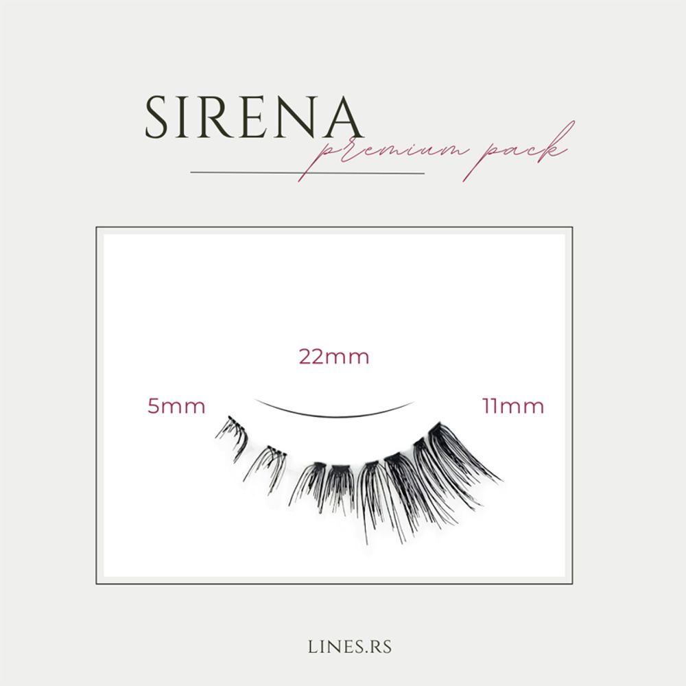 LINES Umjetne trepavice SIRENA slika 3