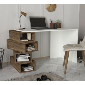 Woody Fashion Radni stol JENGA, Jenga - White, Walnut