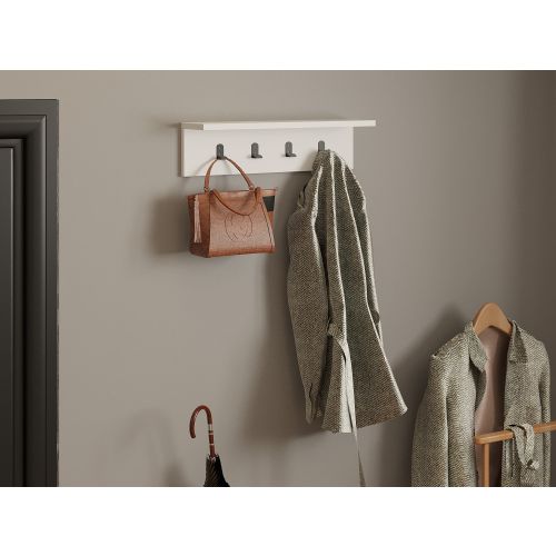 Ayla - White White Wall Shelf slika 3