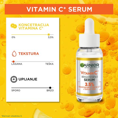 Garnier Skin Naturals Vitamin C Serum 30ml slika 4