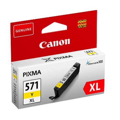 Canon tinta CLI-571Y XL, žuta slika 1