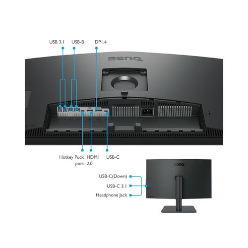 BENQ 27 inča PD2705U UHD IPS LED Dizajnerski monitor slika 4