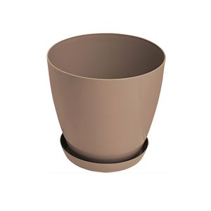 Saksija LUX 18cm sa podmetacem moka