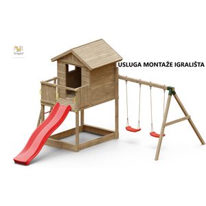 Usluga montaže za drveno dječje igralište GALAXY S
