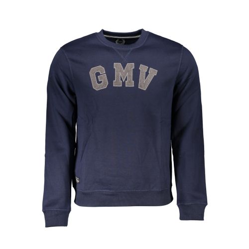 GIAN MARCO VENTURI MEN'S BLUE ZIPLESS SWEATSHIRT slika 1