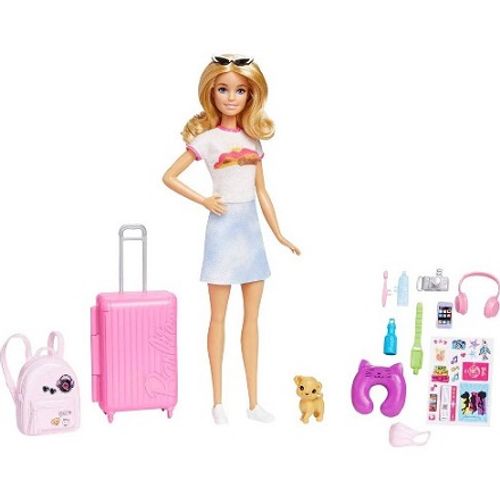 Barbie Lutka Malibu travel set slika 1