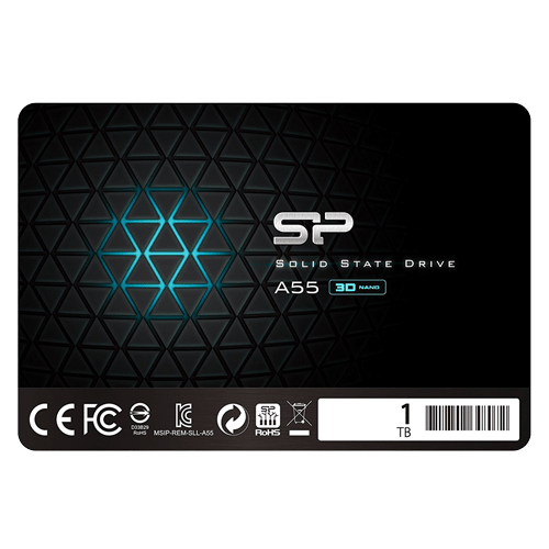 SSD SILICON POWER A55 1TB 2.5" SATA 3 crna slika 2