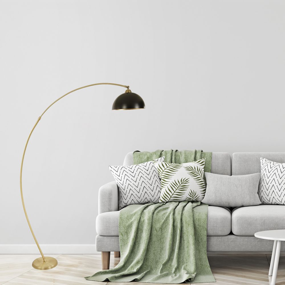 Retro 3-Head Gold Black Floor Lamp - Mısra Eskitme Lambader slika 1