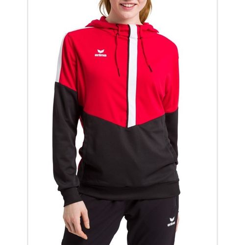 Ženska  Hoodie Erima Squad Red/Black/White slika 3