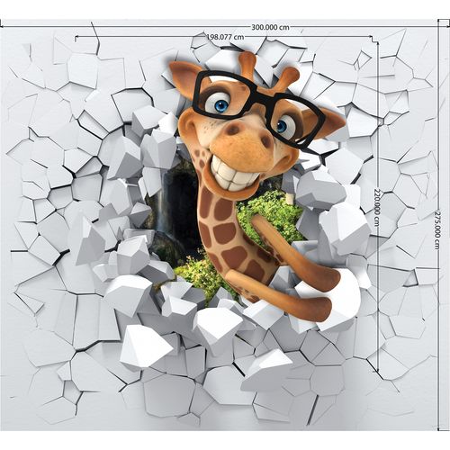 3D Žirafa 3D 172-XL  300x275 slika 2