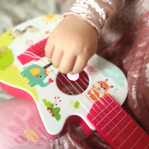 Woopie akustična gitara za djecu: Roza, 55 cm slika 5